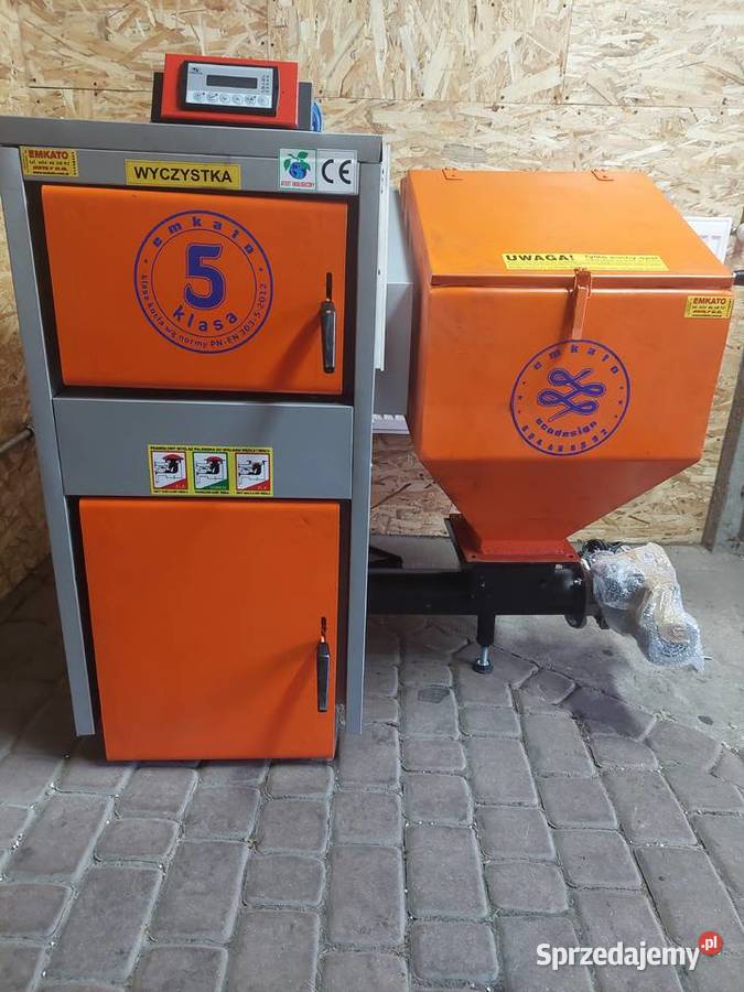 Kocioł co 5 klasy 12 kW z podajnikiem na Turek