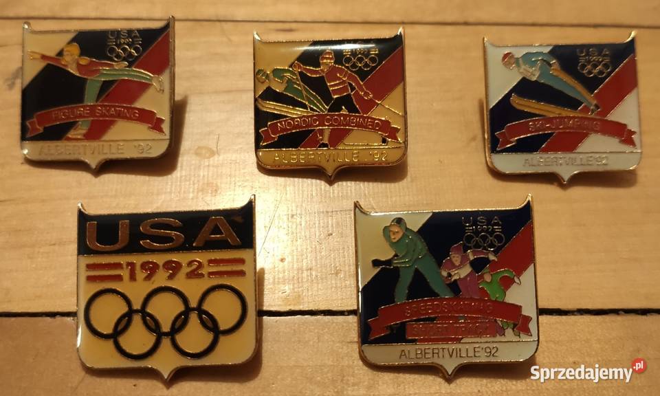 Przypinki Albertville 92