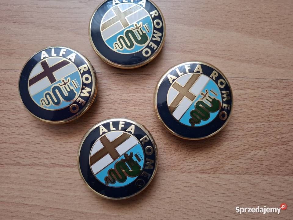 ALFA ROMEO 4 oryginalne dekieleki do felg 50mm Zarzecze