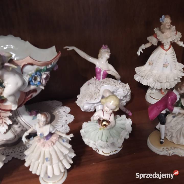 Kolekcja 12 figurek Porcelanowych Myszyniec