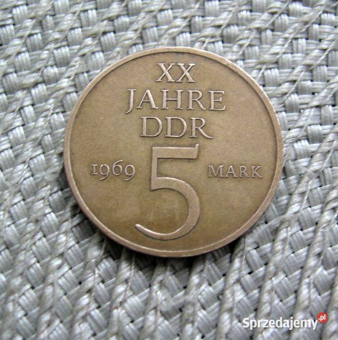 DDR 5 Marek 1969r Numizmatyka Kalisz sprzedam