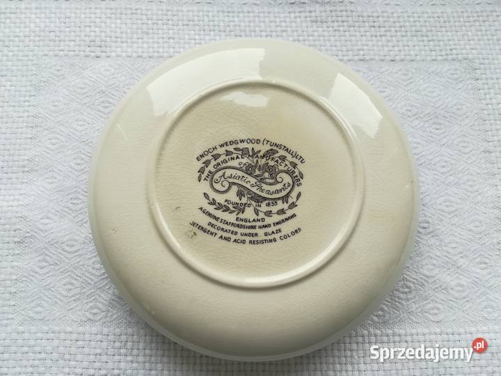 kwiatowy wzór maselniczka angielska porcelana Gdańsk