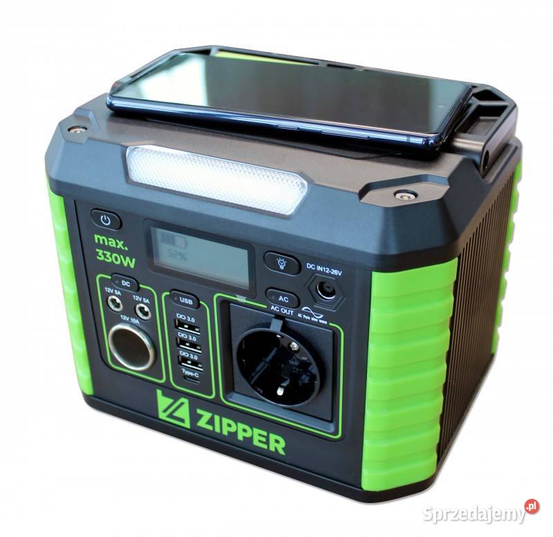 POWERBANK STACJA ZASILANIA ZIPPER ZI330 Agregaty prądotwórcze Mikołów