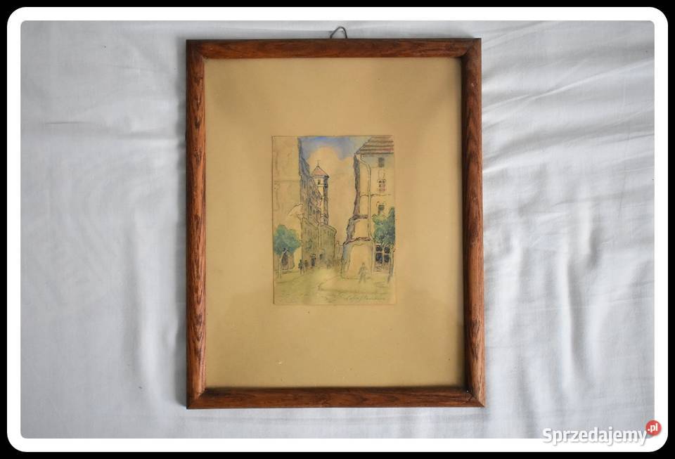 Zofia Stankiewicz obraz Ulica Piwna Płock