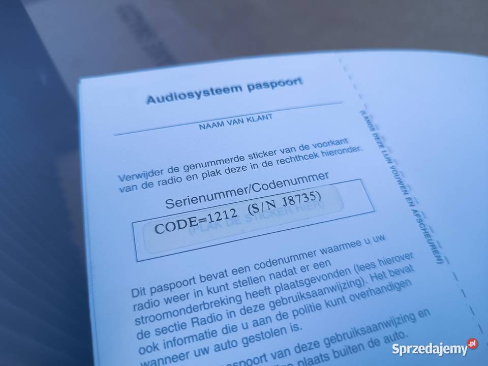 Radio PT Cruiser P05064385AE voyager używane osobowe