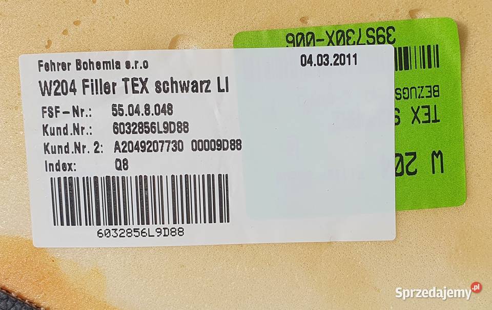MERCEDES W204 SEDAN 2011 FOTELE KANAPA KOMPLET Radom sprzedam