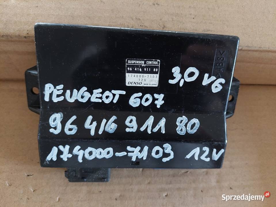 PEUGEOT 607 moduł świateł 9641691180 osobowe Oświetlenie Kielce