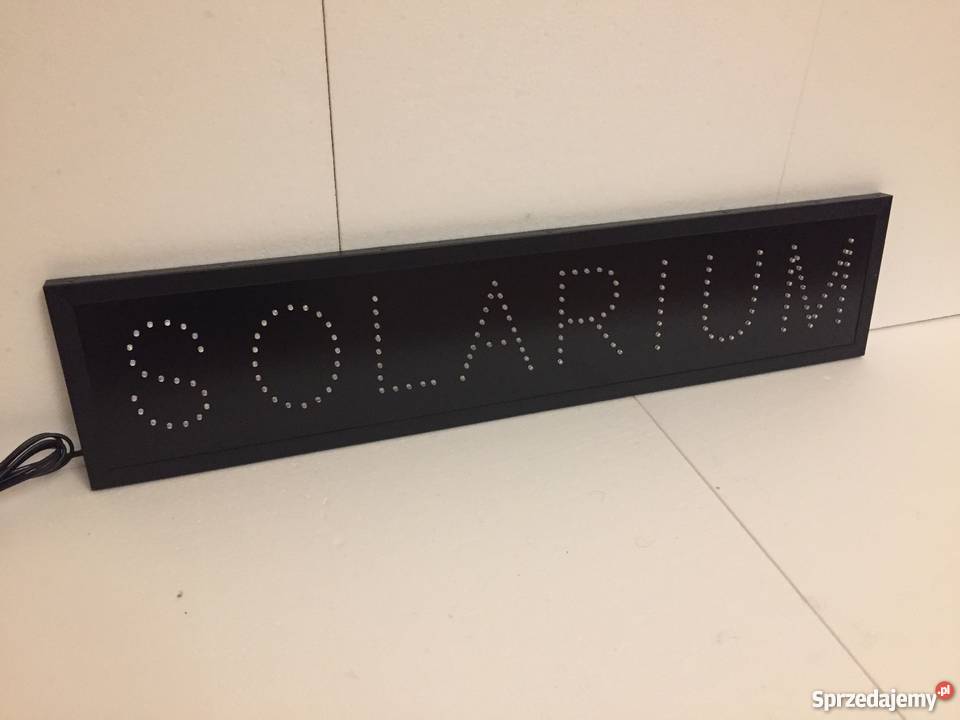 Reklama LED SOLARIUM 80x20 szyld Pomiechówek