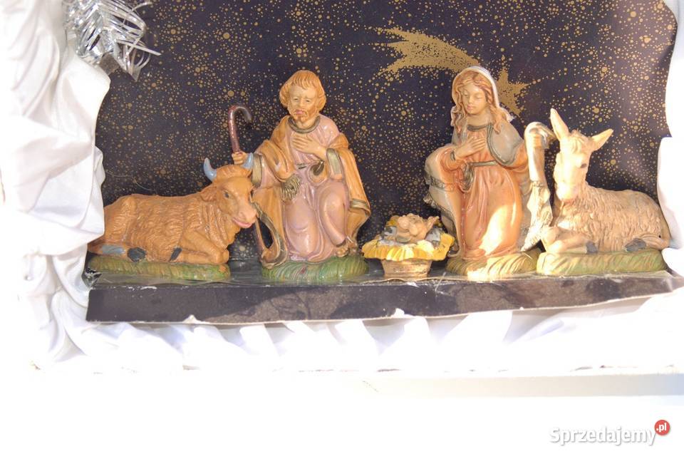 Stara szopka Betlejemska figurki antyk zabytek Cieszyn