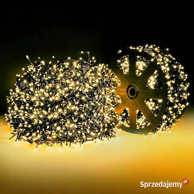 Lampki świąteczne choinkowe 1000 led ciepły Myszyniec
