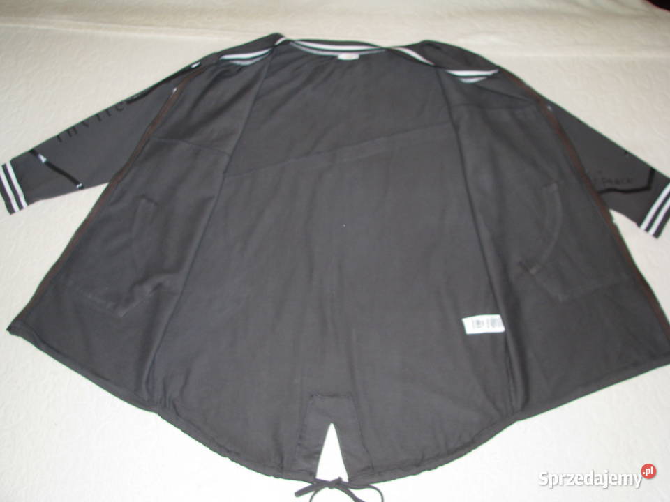 Piękna oliwkowa rozpinana bluza z bawełny ze Odzież damska Brzegi sprzedam