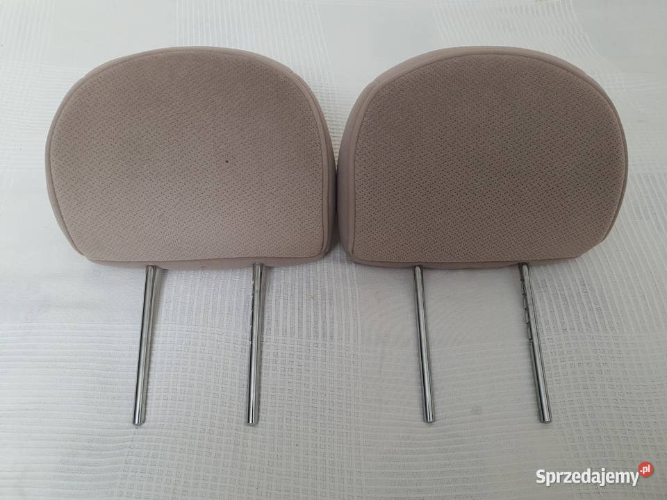 ZAGŁÓWKI PRZÓD ZESTAW HEADRESTS SET FRONT BEIGE Poznań