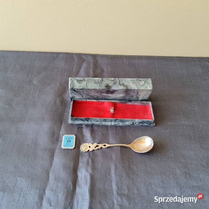 Łyżeczka z metalu srebrzonego Warszawa sprzedam