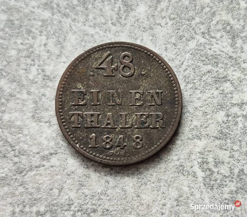 118 NIEMCY srebro 148 Talara 1848 r FN Wola Kruszyńska