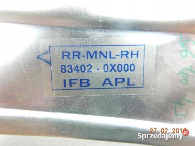 MECHANIZM PODNOŚNIK SZYBY LEWY TYŁ HYUNDAI I10 lubelskie