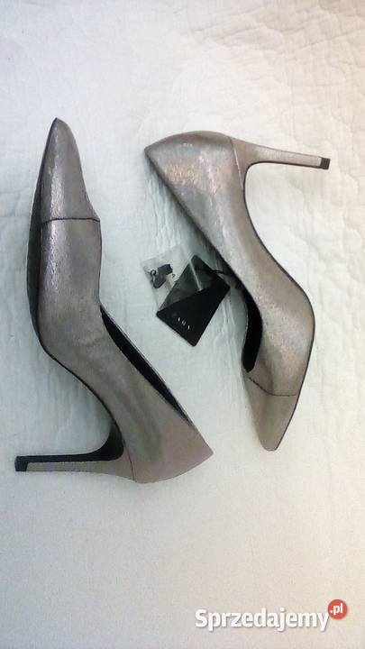 Buty zara raz założone kolor srebny Zara Kraków sprzedam