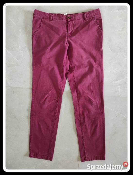 Spodnie damskie HM ciekawy kolor 42 XL bawełna Płock sprzedam