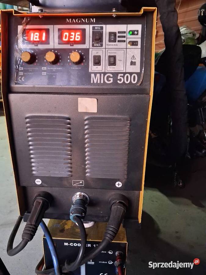 Sprzedam spawarke Magnum mig 500 Spawarki inwertorowe Łużna