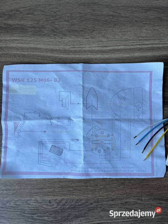 NOWA POLSKA INSTALACJA ELEKTRYCZNA WSK 125 B3 Wiązki elektryczne Bielsko-Biała