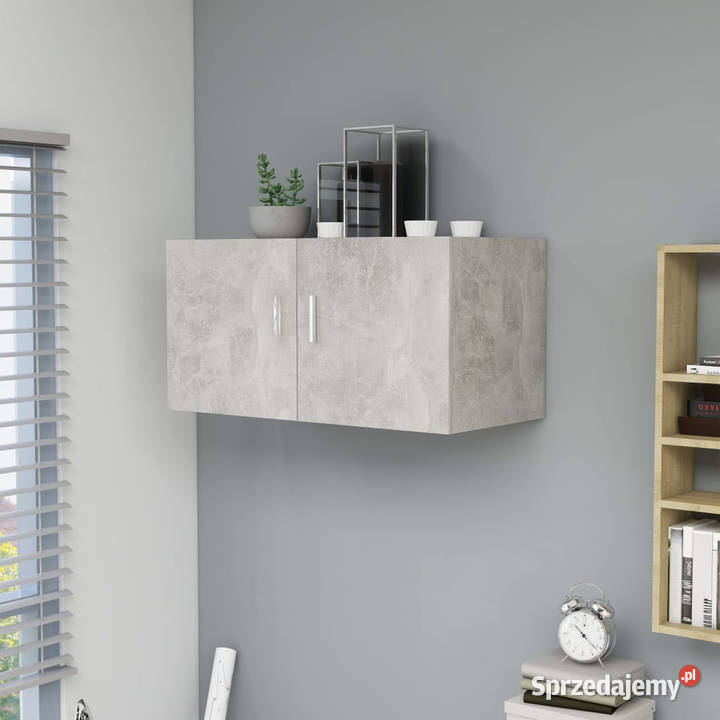 Szafka ścienna szarość betonu 80x39x40 WM802799