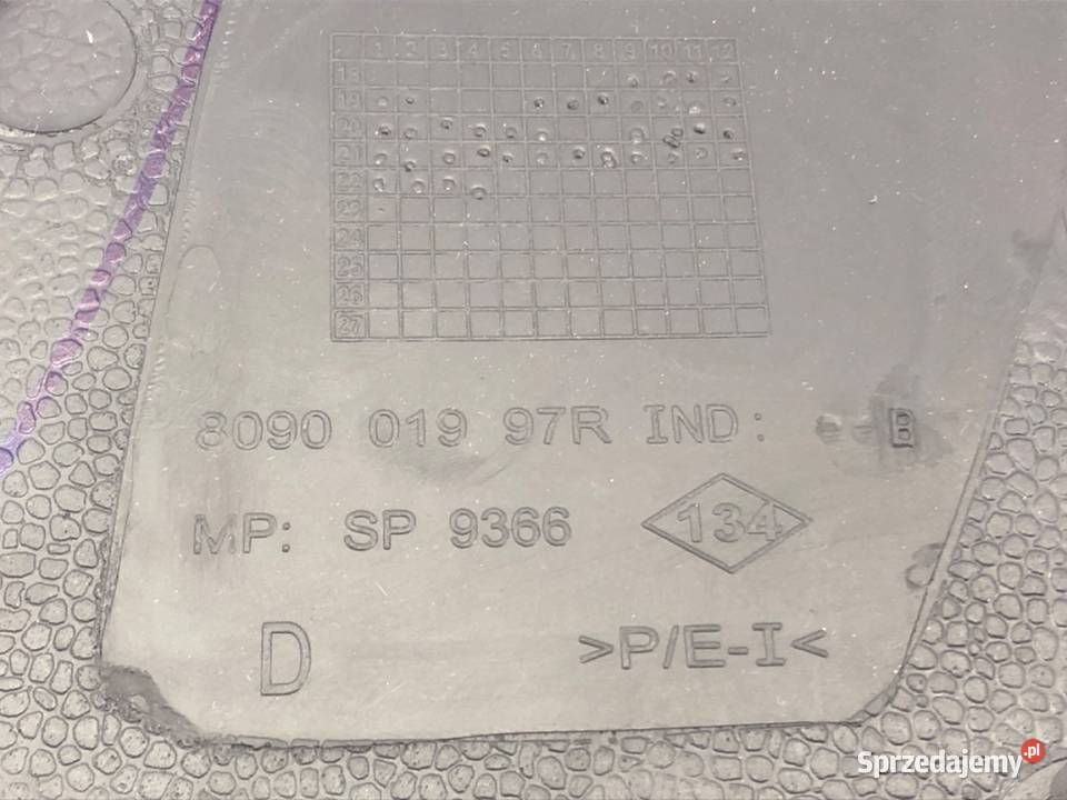 BOCZEK DRZWI PRAWY PRZÓD RENAULT MASTER III Bus