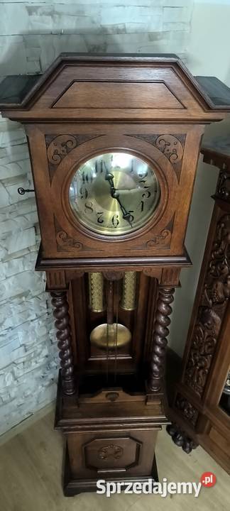 Piękny zegar stojący SCHLENKER KIENZLE dębowy Kwaczała sprzedam