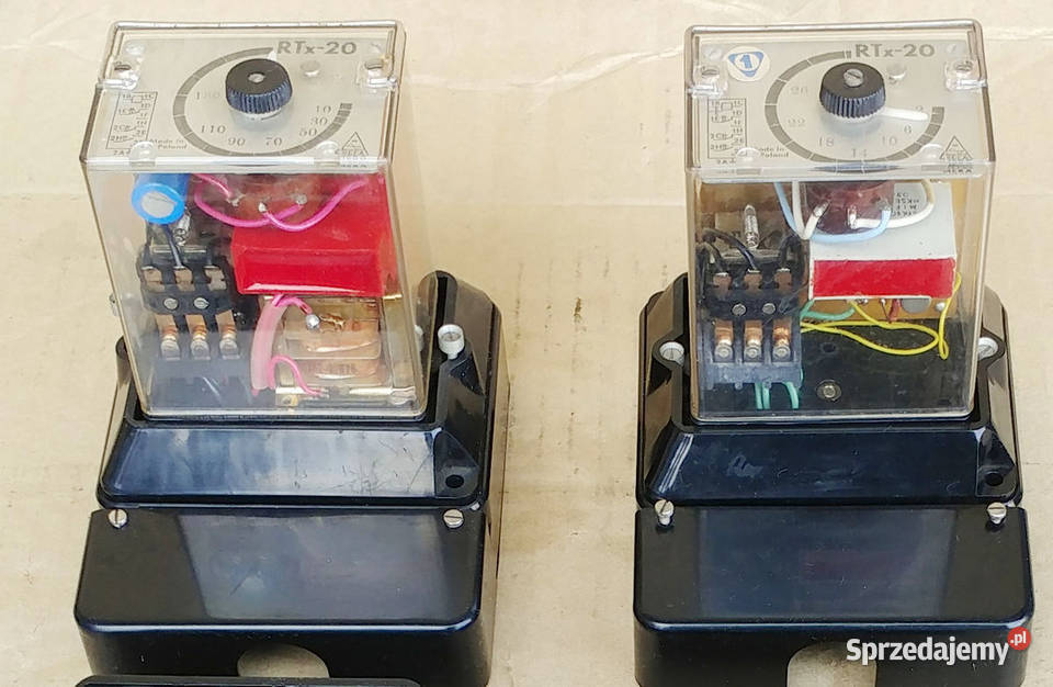2x MERA REFA RTx20 przekaźnik czasowy NOWY 1979 Produkcja