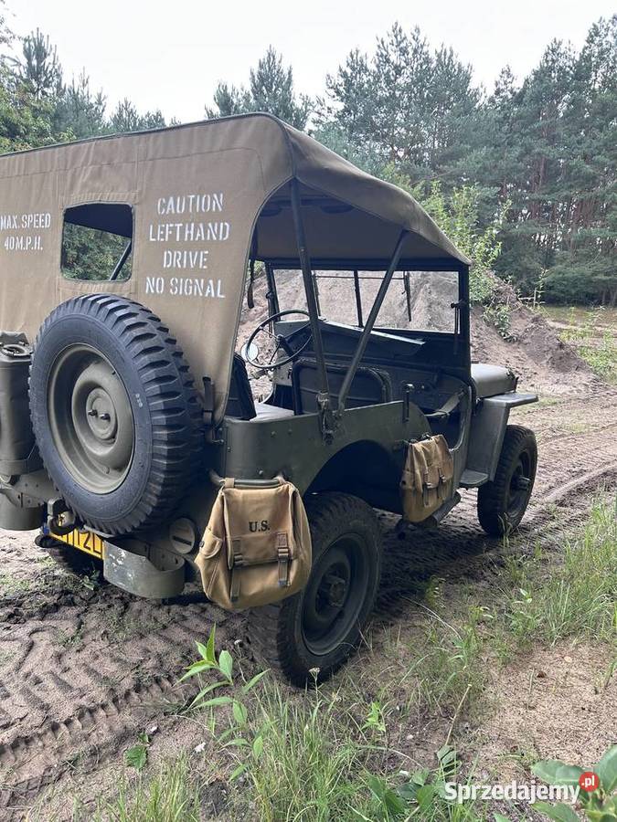 Jeep Willys MB benzyna mazowieckie Płock