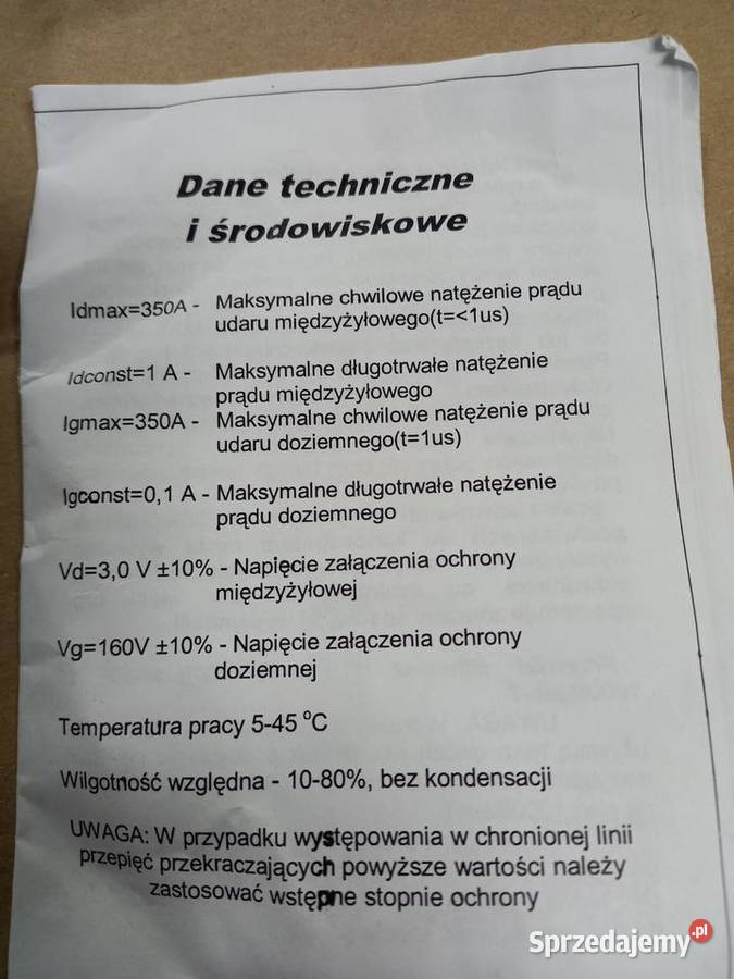 LH Protector ochronnik przeciwprzepięciowy Pozostałe Andrespol