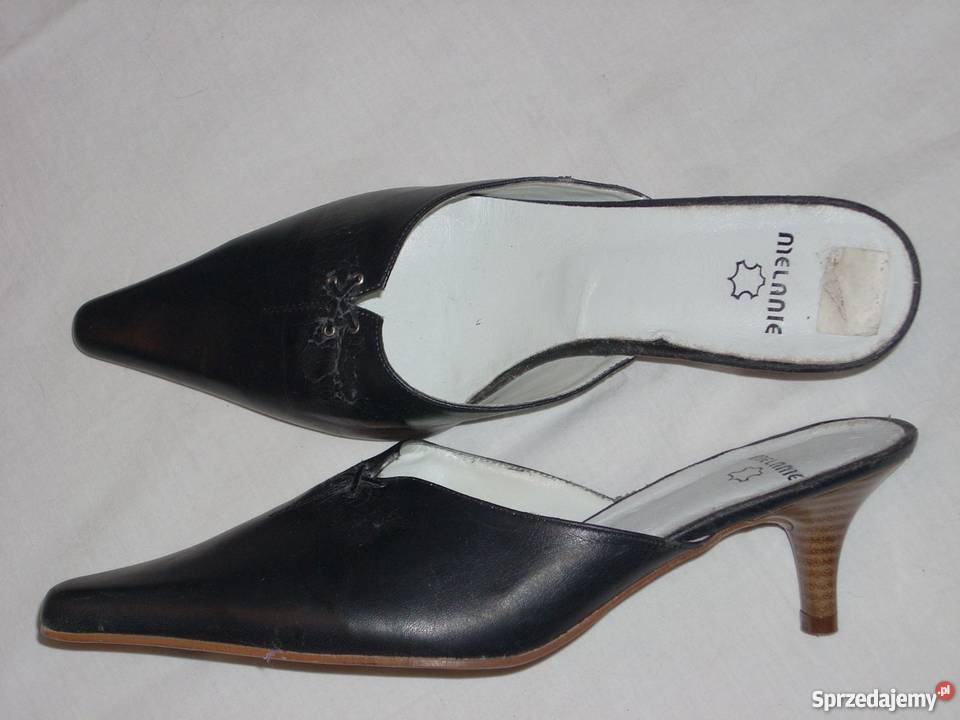 SKÓRZANE klapki buty J NOWE 385 39 Nowy Sącz