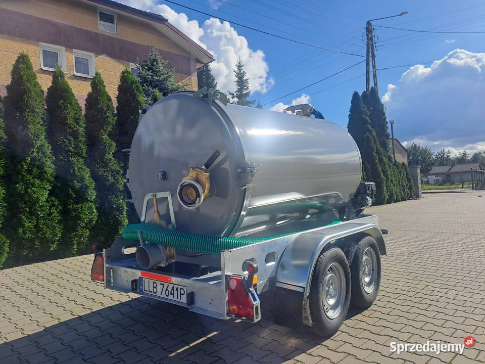 Przyczepka Beczka do Bentonitu Przewiertów lubelskie Firlej