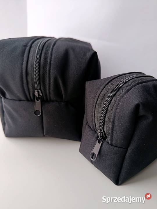 Kosmetyczka duża materiałowa w panterkę zestaw Kosmetyczki i kuferki Konin