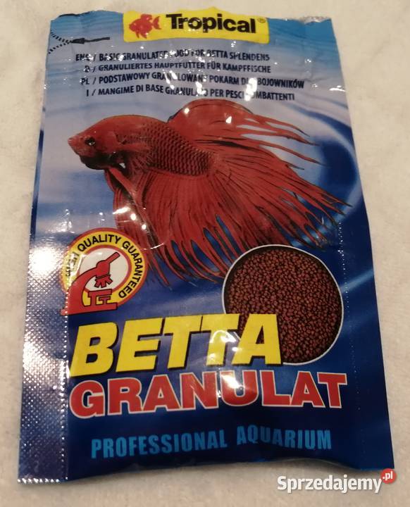 Betta granulat Tropical, pokarm dla bojowników (otwarty)