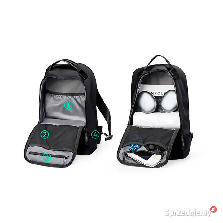 Plecak Mark Ryden Citylite MR6024 Szary czarny Torby, plecaki i walizki Zawiercie