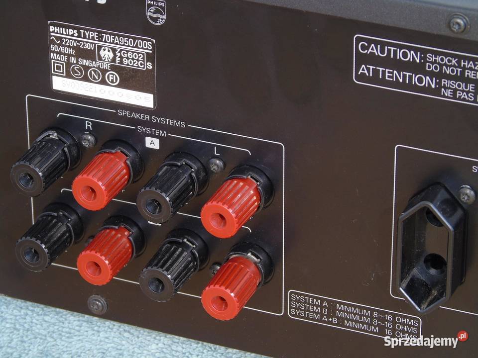 Wzmacniacz Philips FA950 pilot mocny i sprawny Jasło