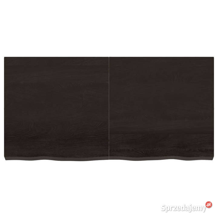 Blat stołu ciemnobrązowy 120x60x26 lite drewno Warszawa sprzedam
