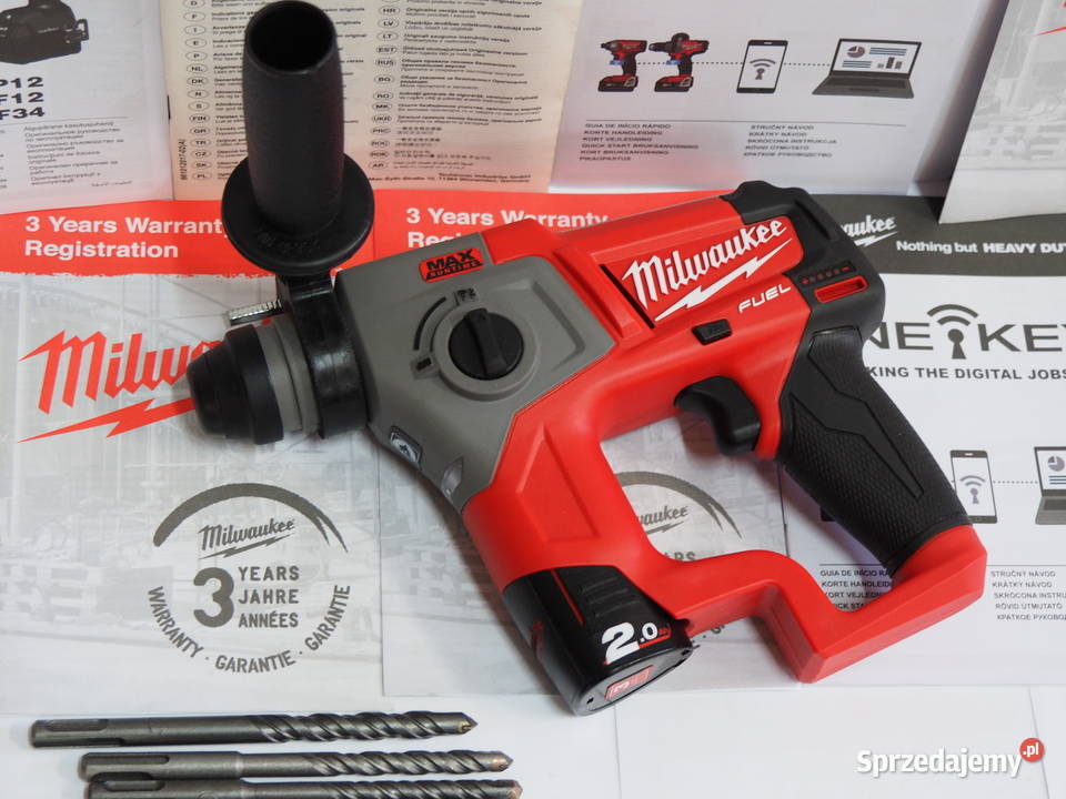 MILWAUKEE M12 CH młotowiertarka 1bateria 2v 2Ah