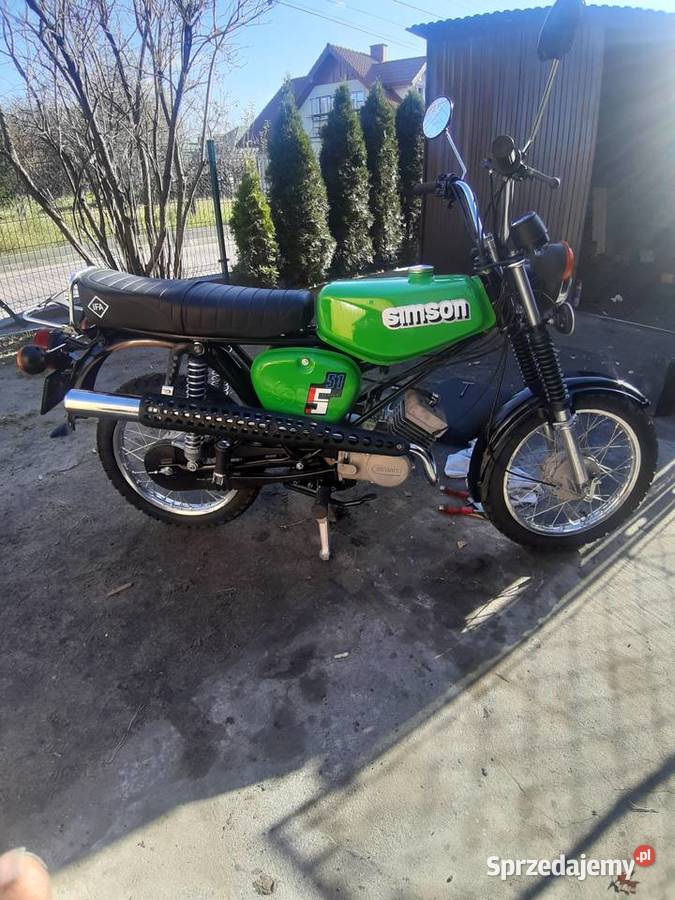 Motorower simson enduro s511 wykonany na wzór Dąbrowa Tarnowska