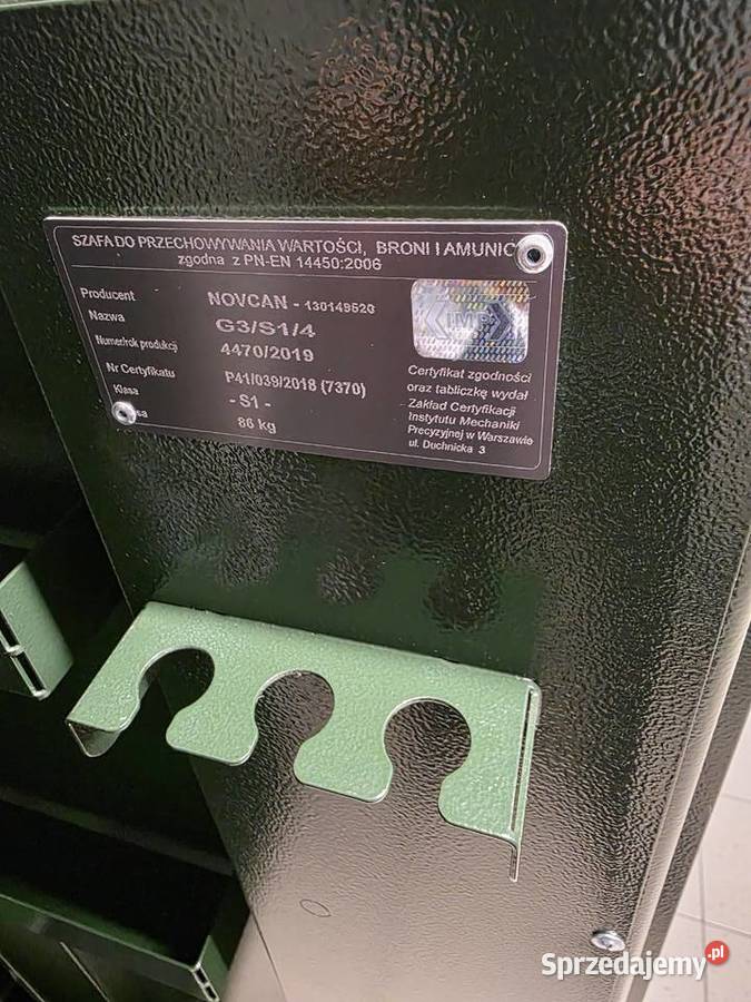 SEJF SZAFA NA BROŃ NOVCAN Jarocin sprzedam