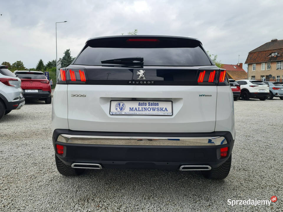 Peugeot 3008 HYBRID Navi 2xPDC Kamera Full Led Zarejestrowany w Polsce Wągrowiec