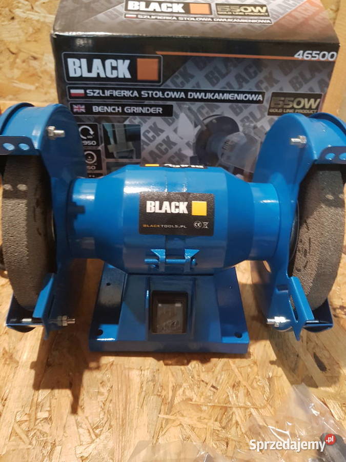 Szlifierka stołowa podwójna Black 46500 1550 W Głogowa