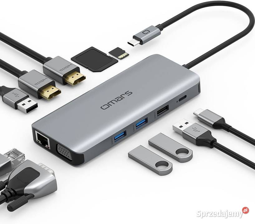 Omars 11 in 1 Stacja dokująca koncentrator USB C Książ Wielkopolski