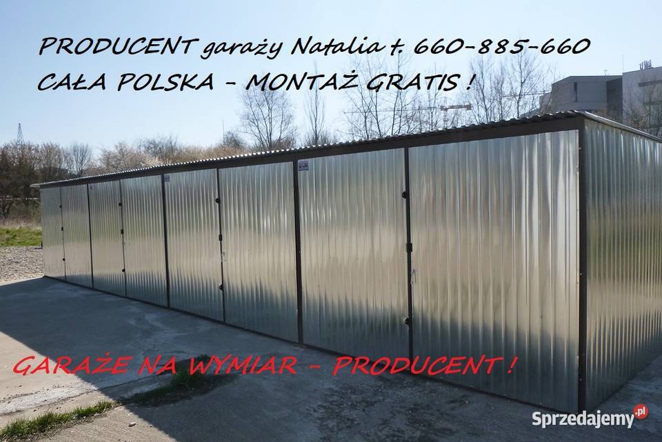 Garaż blaszany 3x5 Garaże blaszane Cała Polska mazowieckie sprzedam