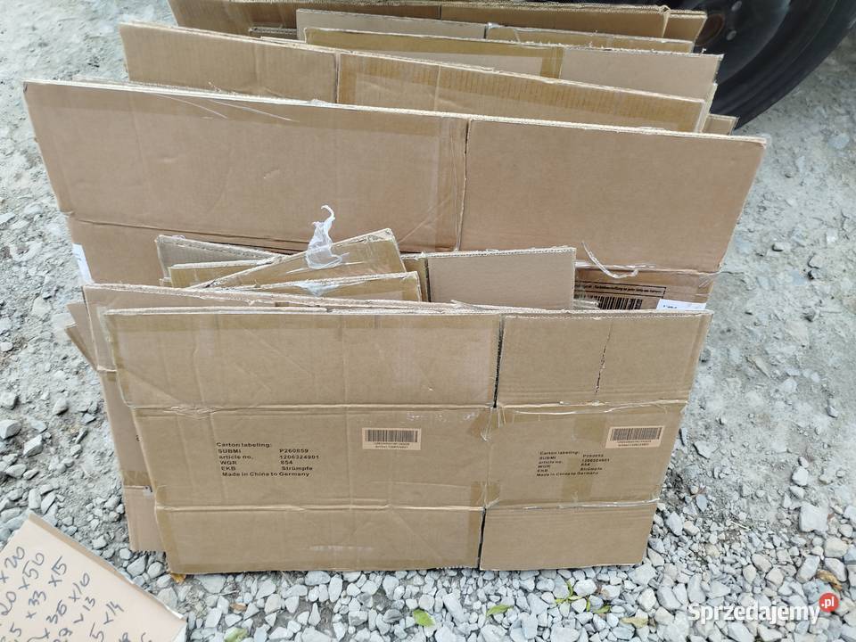 Kartony klapowe paczkomat grube BC mix grube Sieklówka sprzedam