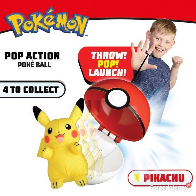 Wyskakujący Pikachu Pokemon Poke Ball Pop Action CE  Mogilany