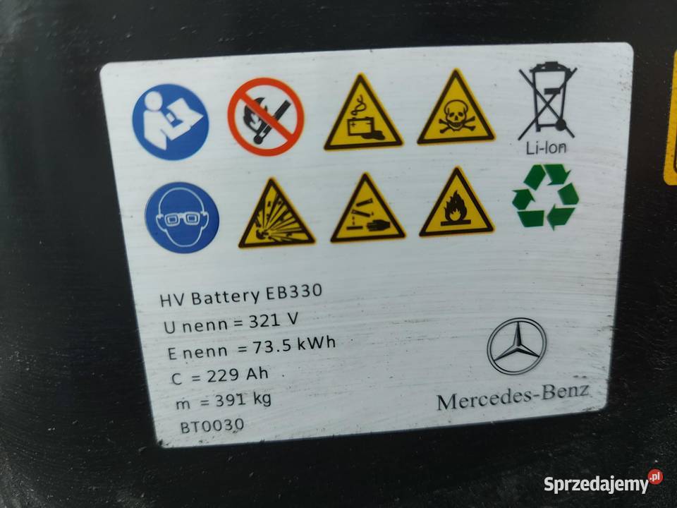Mercedes EQA 250 W243 BATERIA AKUMULATOR 735kWh