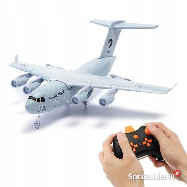 RC SAMOLOT ZDALNIE STEROWANY MODEL BOEING C17 Antyki, Sztuka, Kolekcje śląskie Piekary Śląskie
