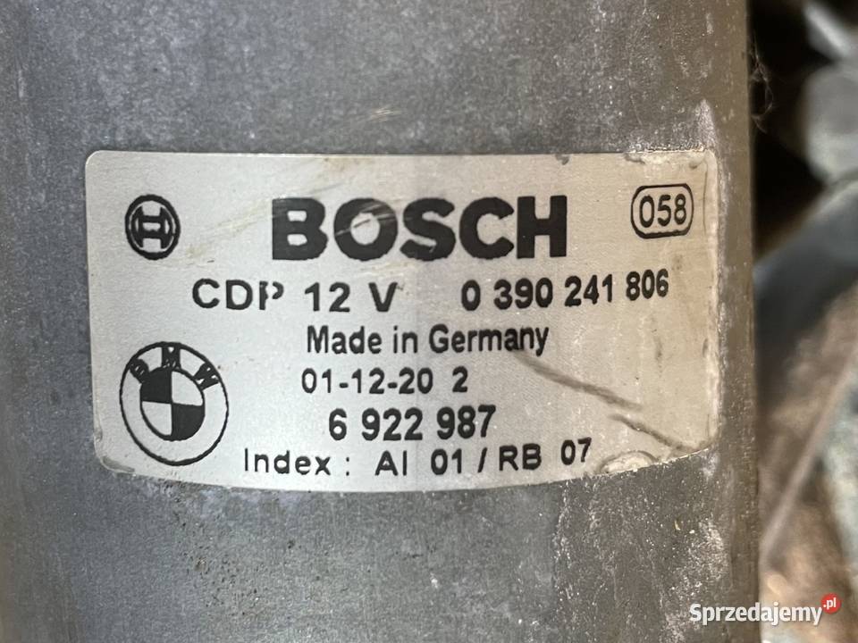 Mechanizm silniczek wycieraczek 6922987 bmw 7 Szczecin