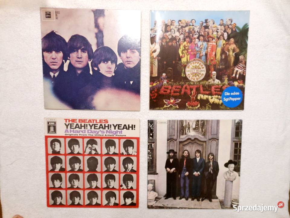 Kilkanaście płyt winylowych z The Beatles Bartoszyce