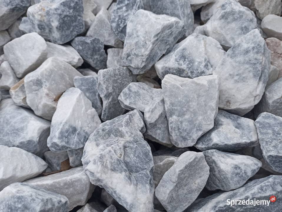 Kamień Biały Jasny do gabionu Marmurowy 60100 mm Oświęcim